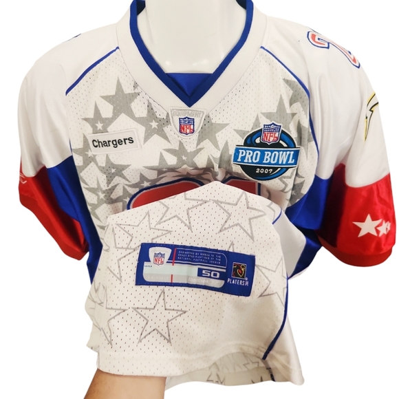 Reebok Vintage NFL Pro Bowl 2007 LaDainian Tomlinson Chargers Jersey SZ 50 100% - Picture 5 of 16